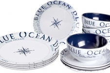 Brunner Midday blue ocean tableware set (12 pieces)
